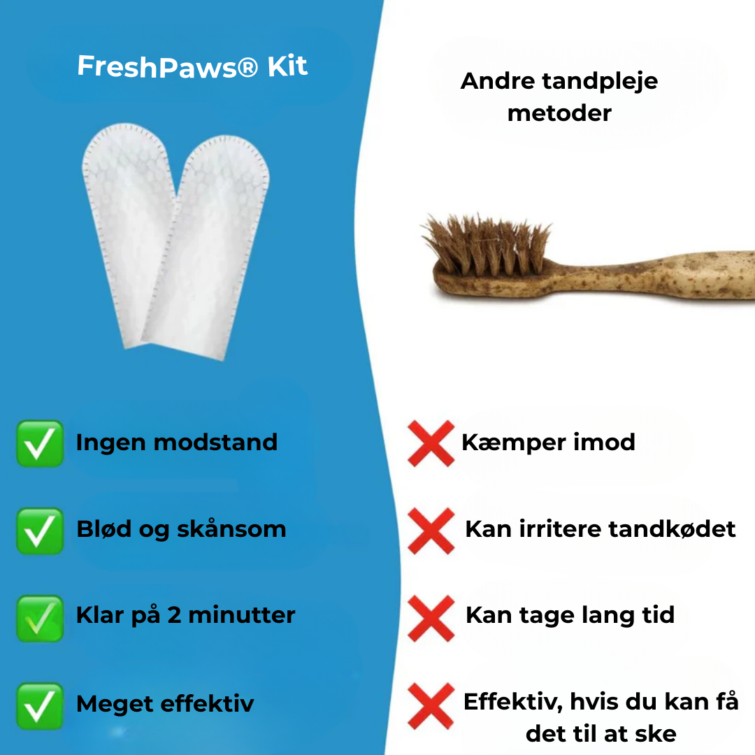 FreshPaws® Kit | Beskytter mod tandlidelser - 50 stk.