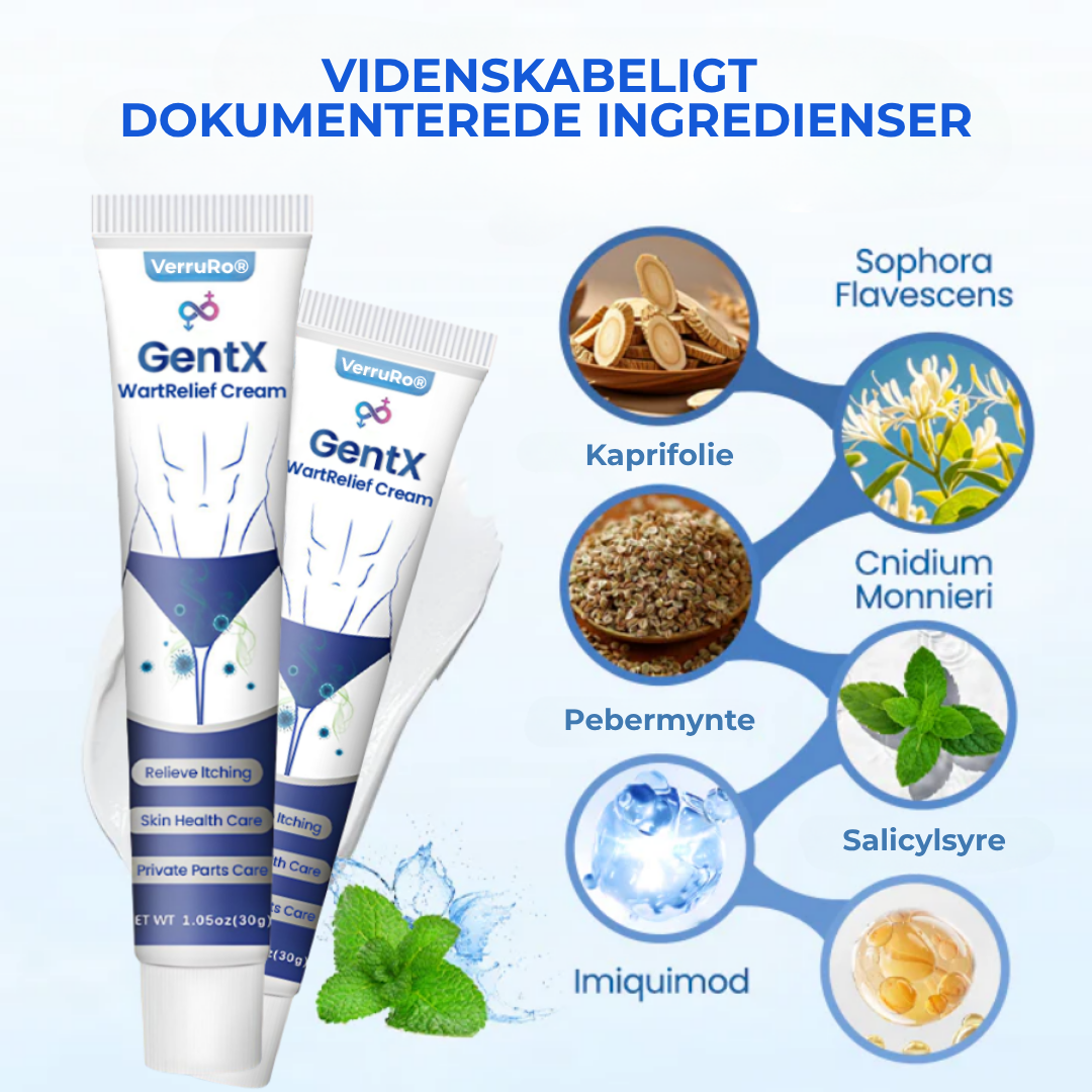 VerruRo® Wart Relief Cream | Bekæmp vorter ved roden – Skånsom, hurtigtvirkende og klinisk dokumenteret