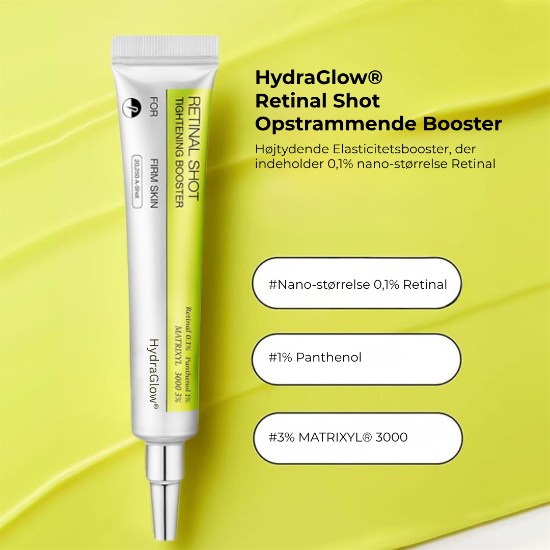 HydraGlow® | Botox & Vita-A Retinol Shot Rynkeforløftende Fastgøringscreme - Genvind ungdommelig hud nu
