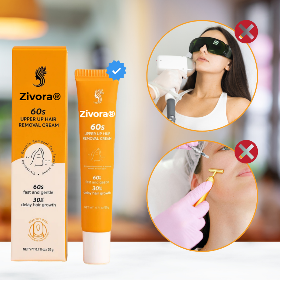 Zivora® | Fjern 97 % af ansigtshåret på bare 4 dage – ingen barbering, voksning eller irritation mere!