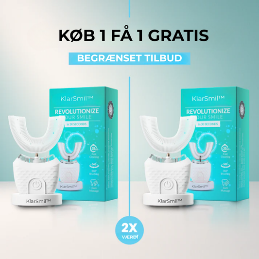 KlarSmil™ | Tandbørsten på 30 sekunder, der forvandler dit smil uden besvær! ✨