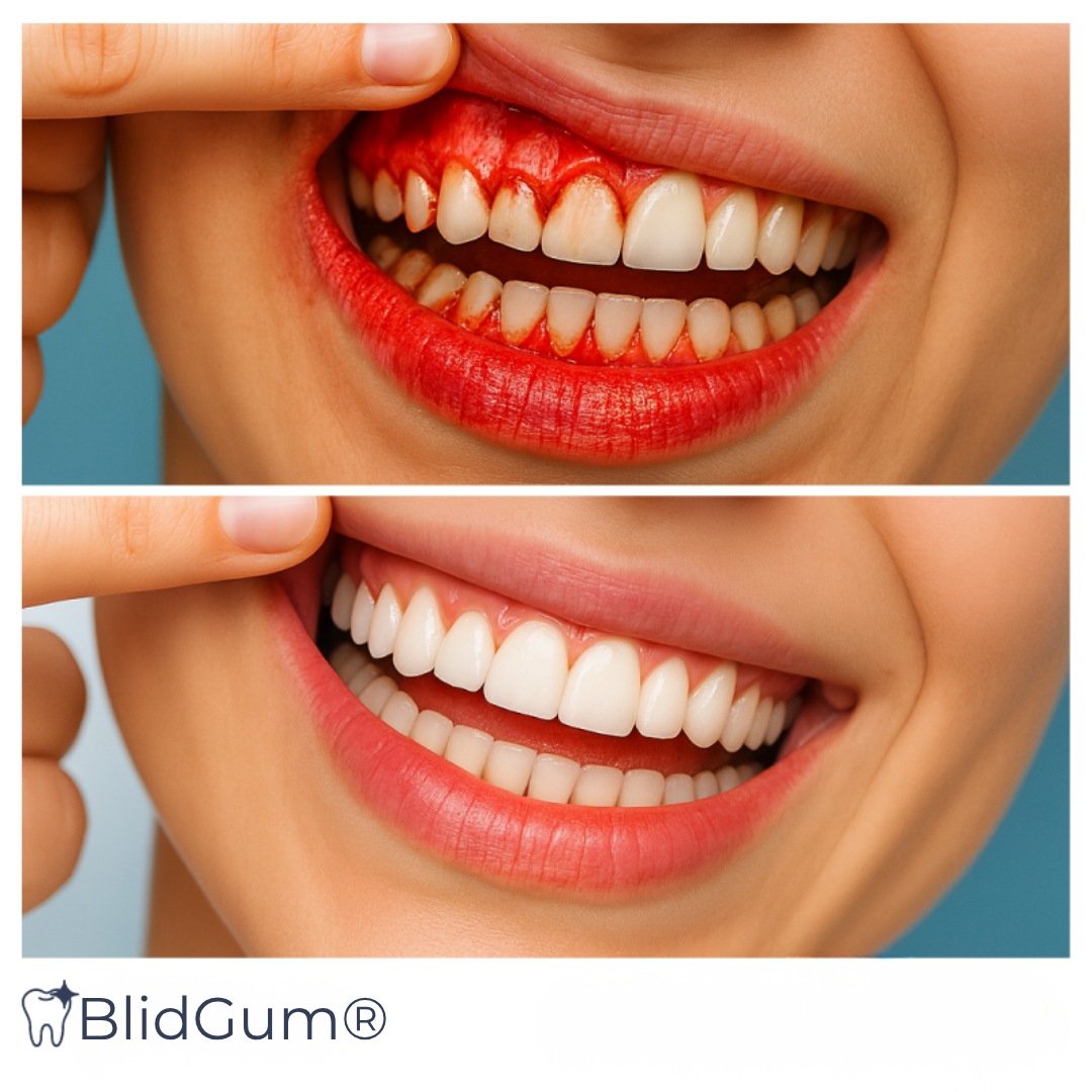 BlidGum® | Revitaliserer tilbagetrukket tandkød og hvidner gule tænder på kun 3 dage