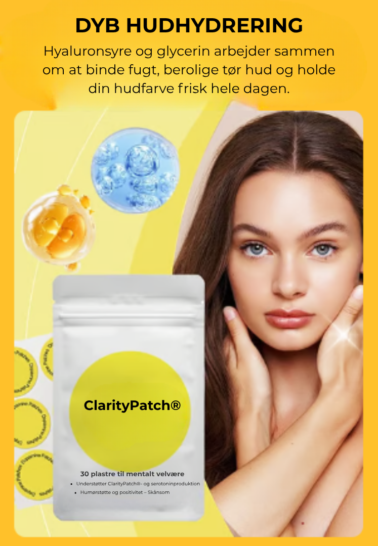 ClarityPatch® | Din daglige løsning til humør og energi – med blot ét enkelt plaster.