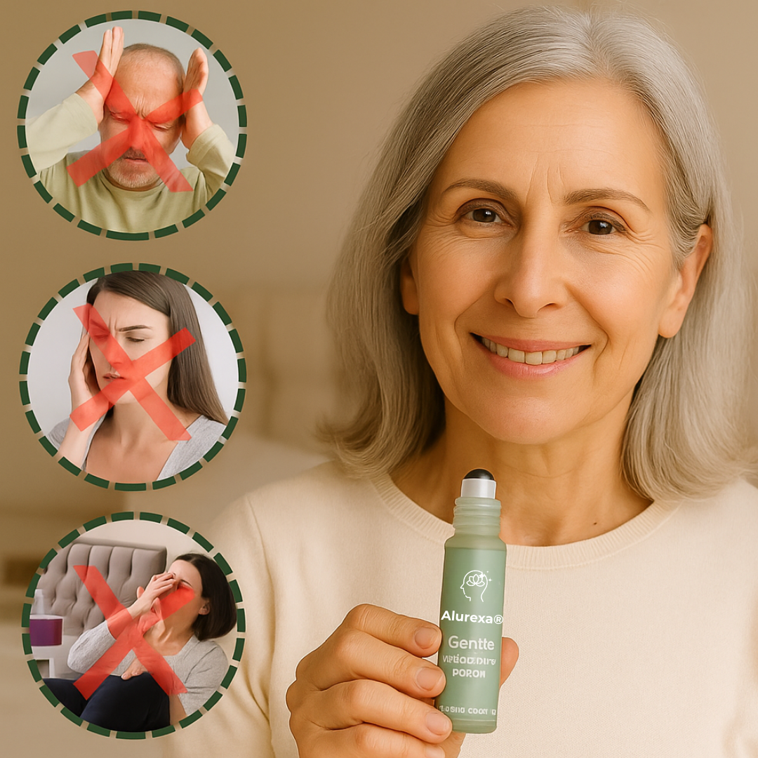 Alurexa® Roll-On | Lindrer hovedpine med 98 % – på bare 3 minutter