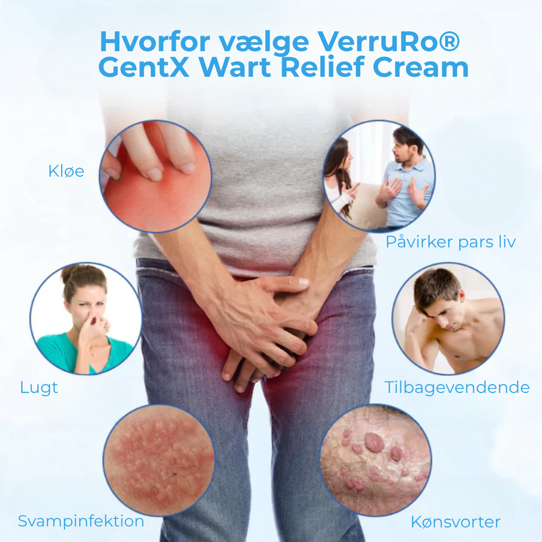 VerruRo® Wart Relief Cream | Bekæmp vorter ved roden – Skånsom, hurtigtvirkende og klinisk dokumenteret