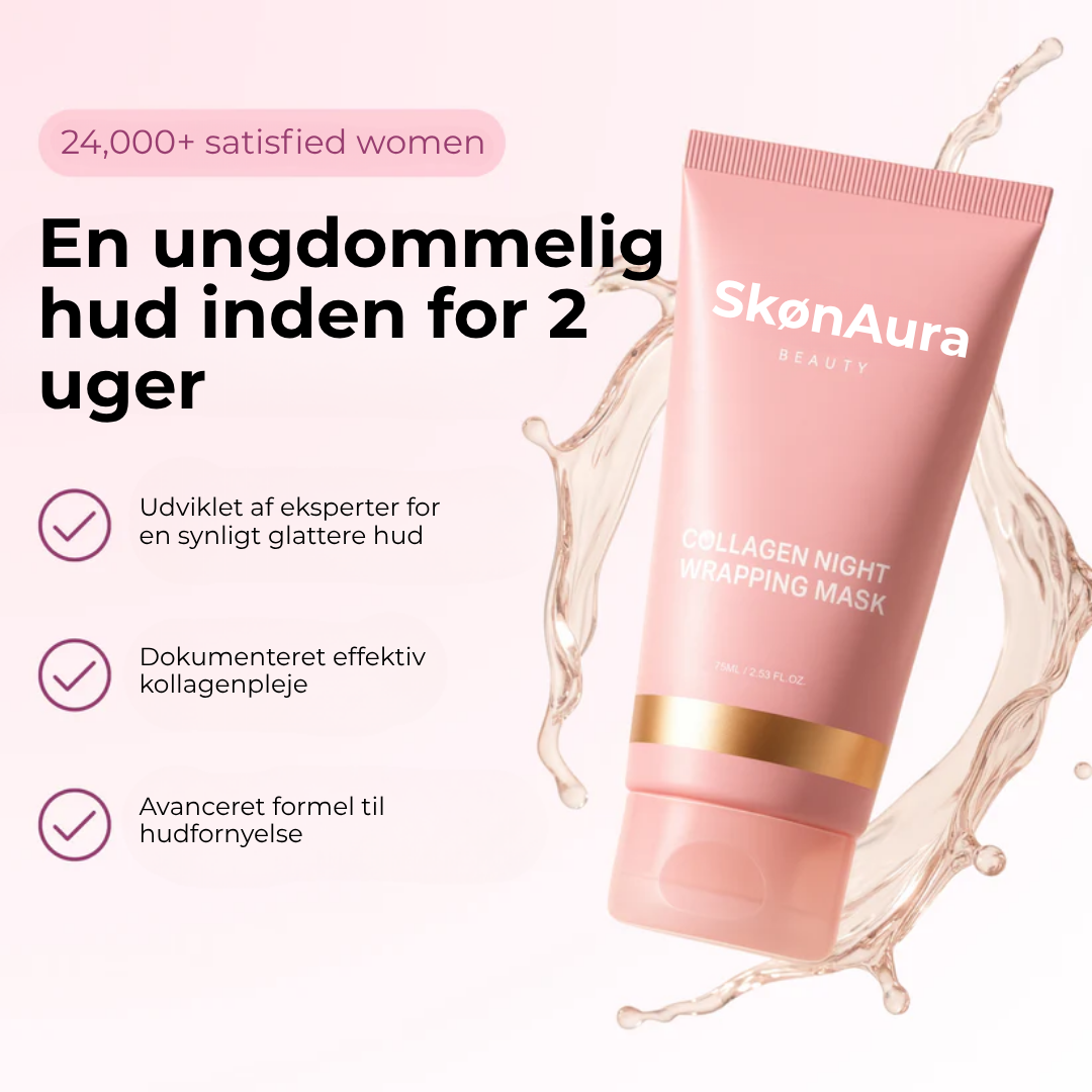 SkønAura® | Bio-Collagen Maske + Børste.