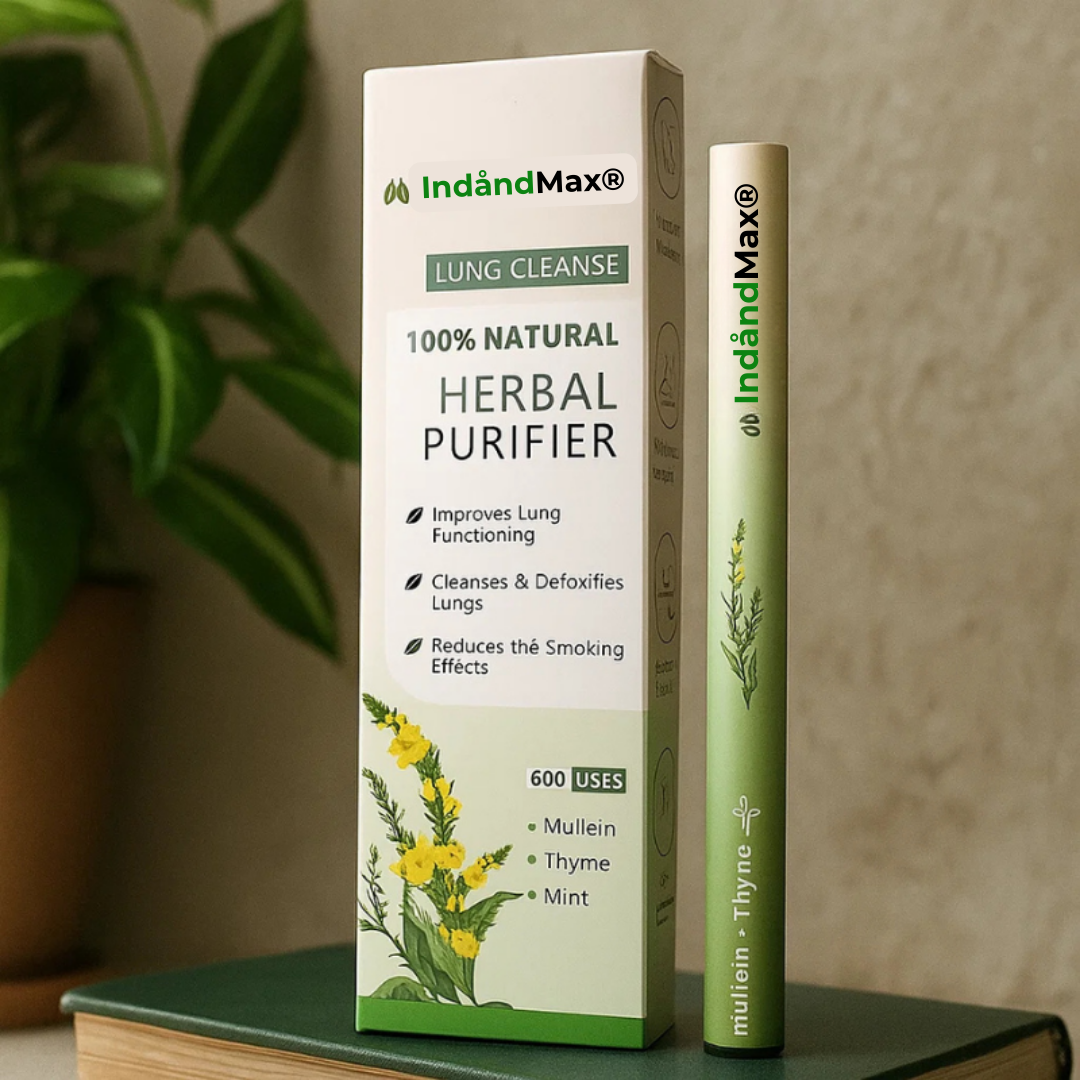 IndåndMax® | Lung Health Inhalator - Rens luftvejene og forbedr vejrtrækningen med 98 % på 7 dage!