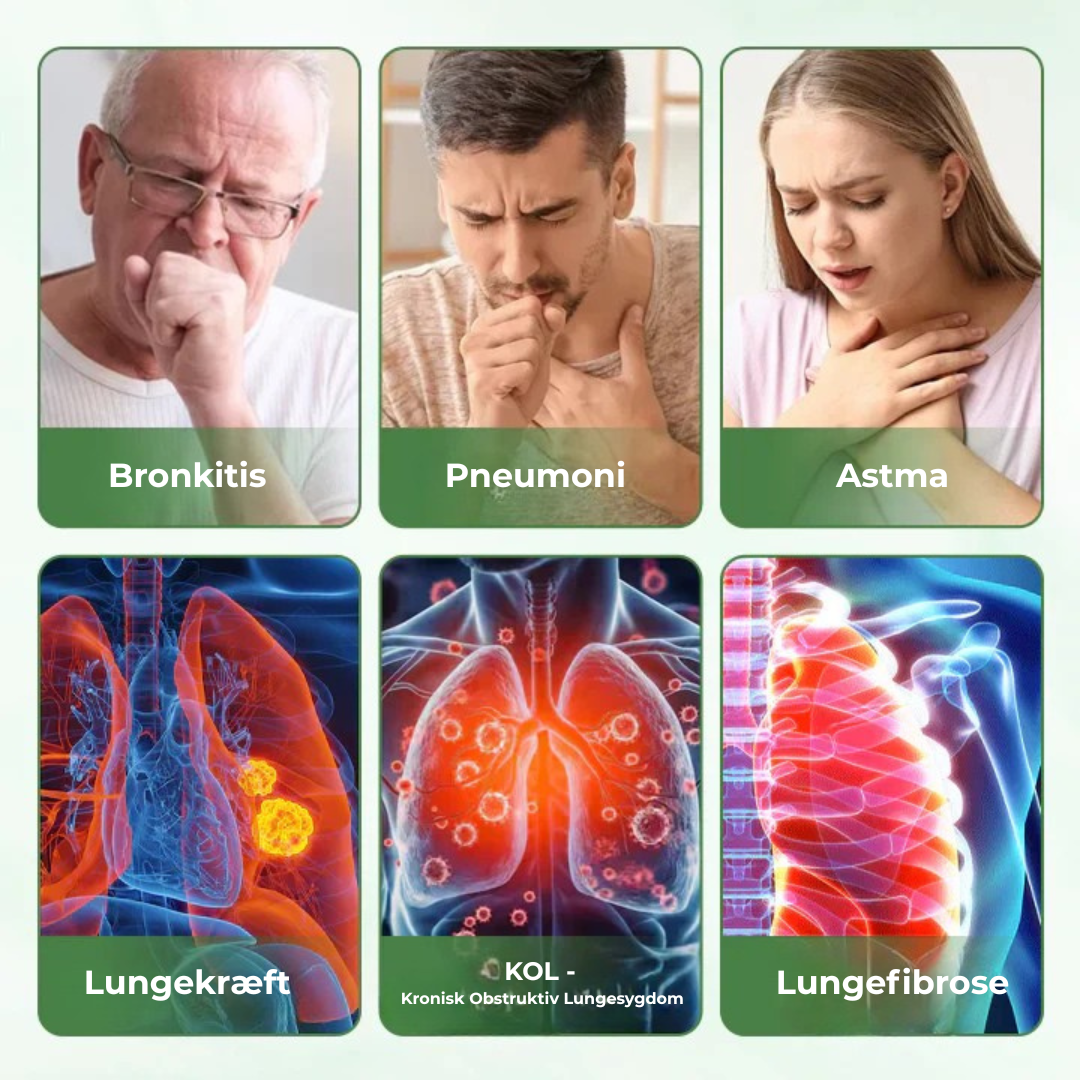 RenLung® Herbal Detox Inhaler | Hurtig lindring på 15 minutter – træk vejret lettere med RenLung®