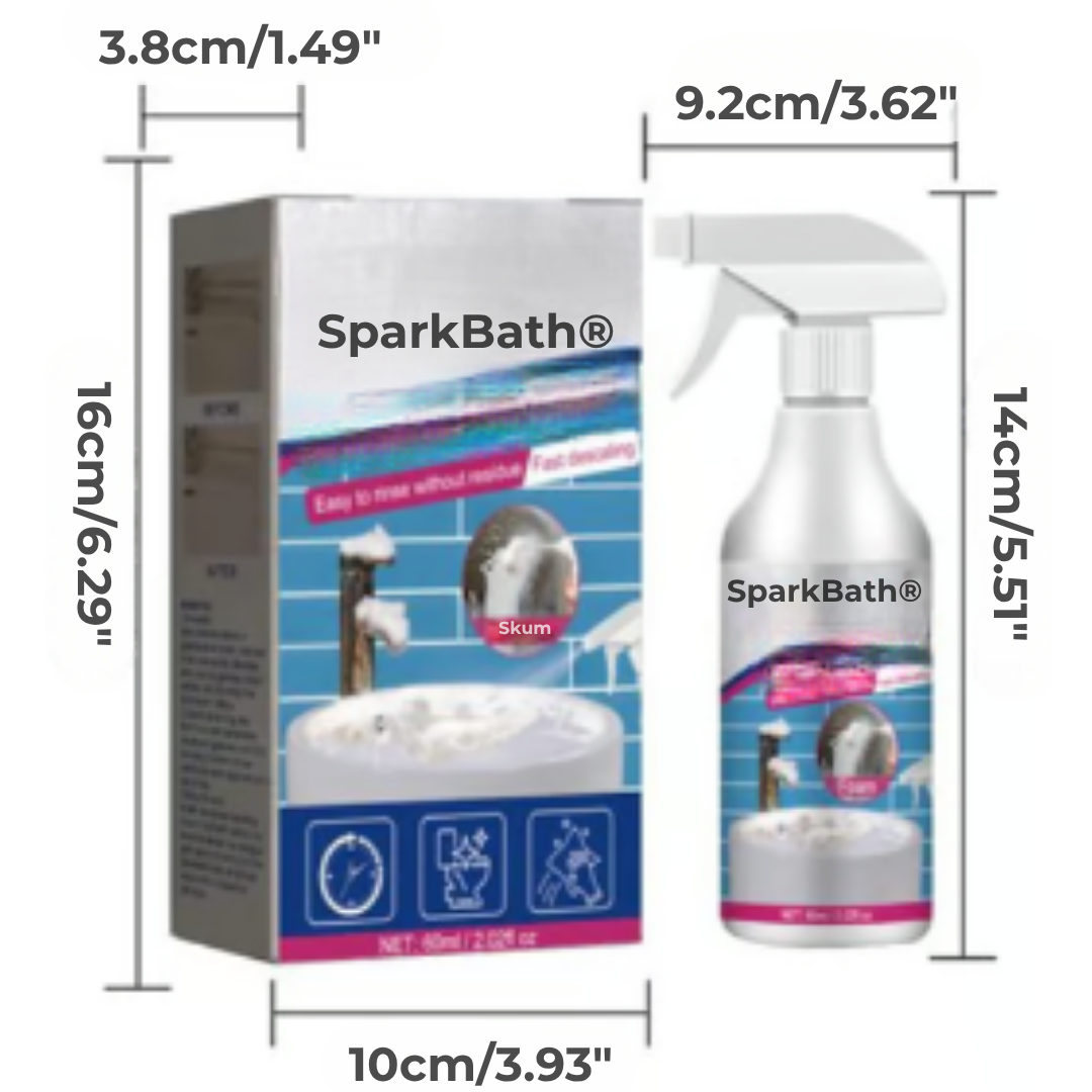 SparkBath® | Dit badeværelse har aldrig været så nemt at gøre rent