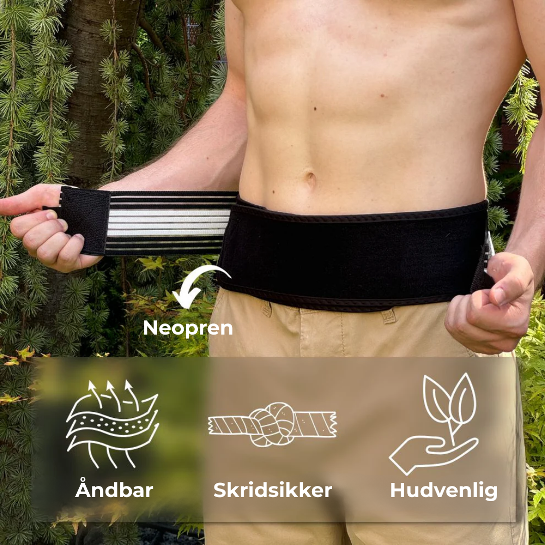 Veltrix® Rygstøttebælte | Slip fri fra iskias- og rygsmerter på kun 2 uger!