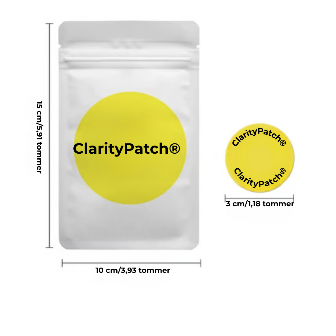 ClarityPatch® | Din daglige løsning til humør og energi – med blot ét enkelt plaster.