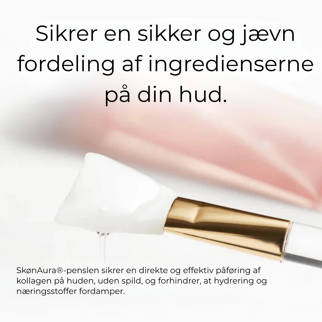 SkønAura® | Bio-Collagen Maske + Børste.