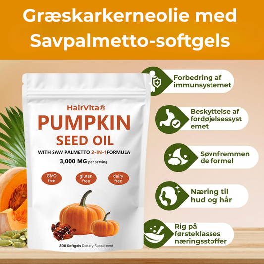 HairVita® | Græskarkerneolie-softgels