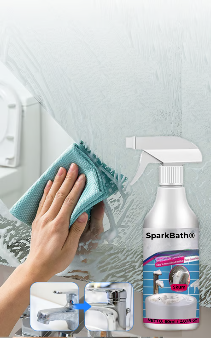 SparkBath® | Dit badeværelse har aldrig været så nemt at gøre rent