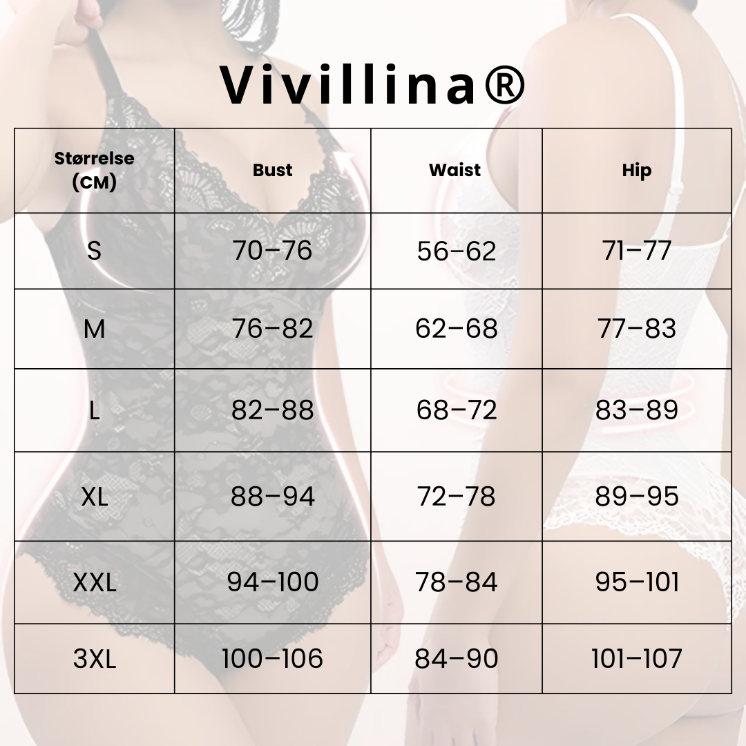 Vivillina® | Formende bodysuit med blonde – Køb 1, Få 1 GRATIS