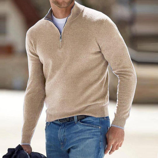 Zaffo | Premium sweater med lynlås