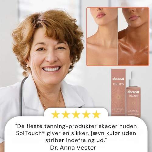 SolTouch® Drikkbare solbrændingsdråber | Få en strålende, solkysset teint på bare 7 dage