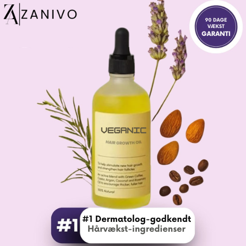 Veganic® | 100% Naturlig Hårvækstolie