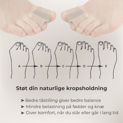FlexiToe® | Skånsom tåjustering for daglig lindring