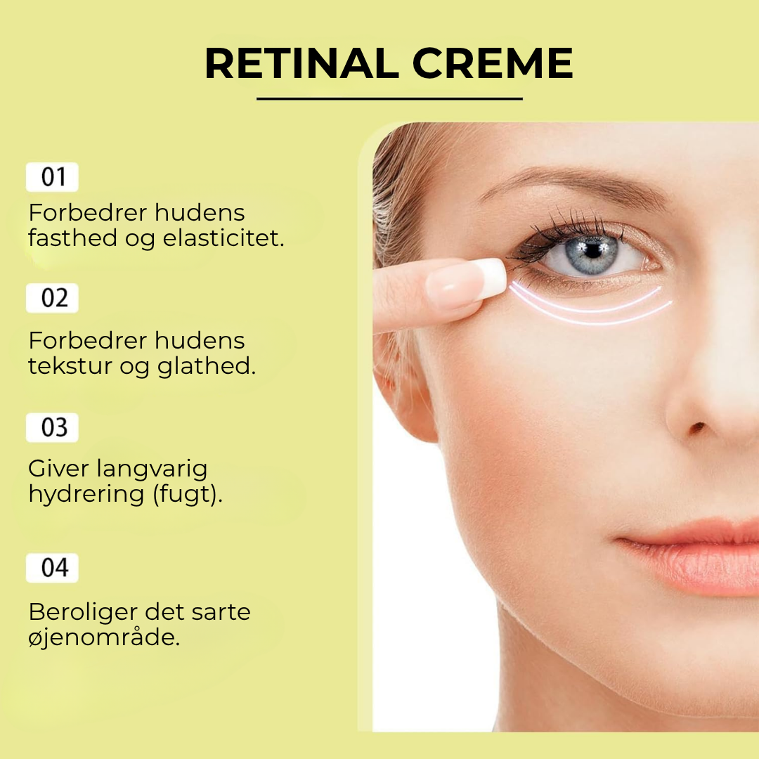 HydraGlow® | Botox & Vita-A Retinol Shot Rynkeforløftende Fastgøringscreme - Genvind ungdommelig hud nu