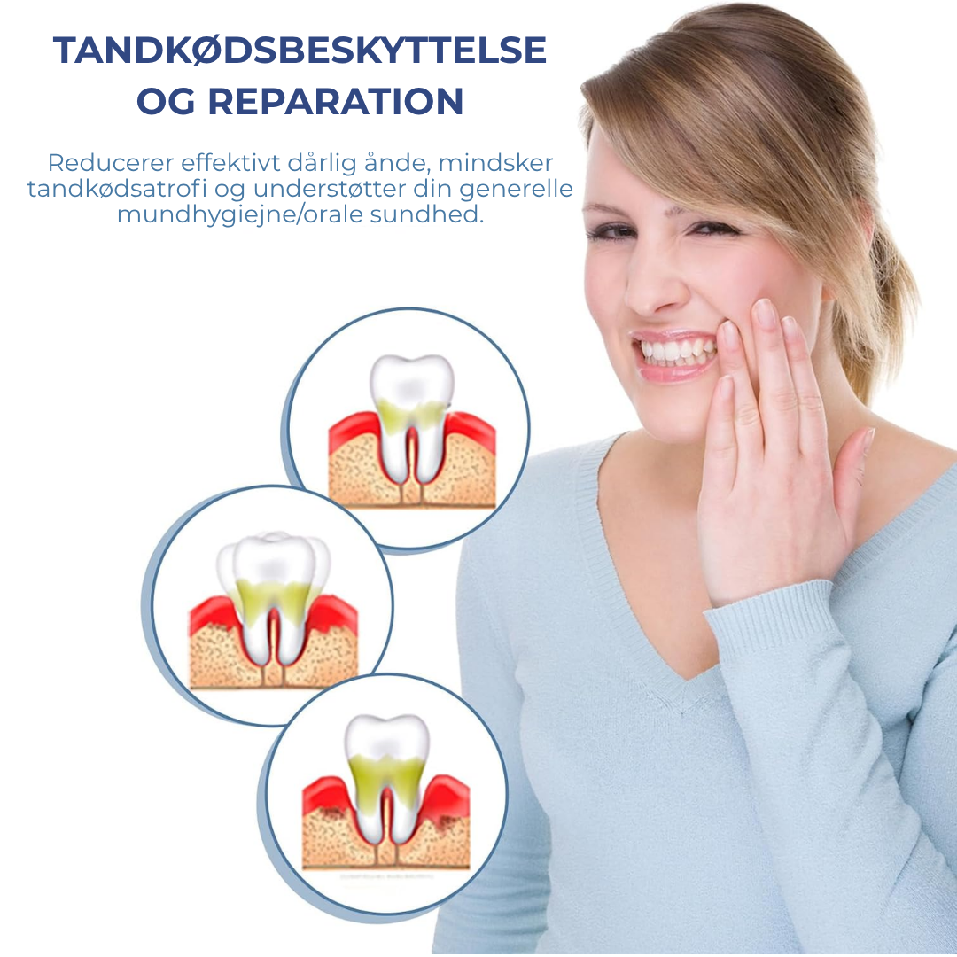 BlidGum® | Revitaliserer tilbagetrukket tandkød og hvidner gule tænder på kun 3 dage