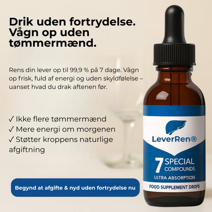 LeverRen® | Afgift og genopret din lever på kun 7 dage!