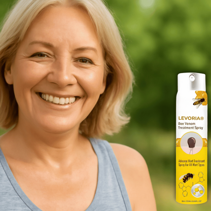 Levoria® BeeSmooth Spray | Sig farvel til skin tags og vorter – afslør glat, selvsikker hud på kun 7 dage!
