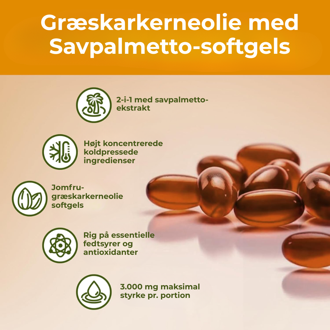 HairVita® | Græskarkerneolie-softgels