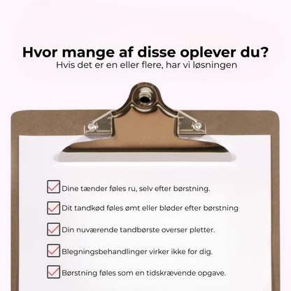 KlarSmil™ | Tandbørsten på 30 sekunder, der forvandler dit smil uden besvær! ✨