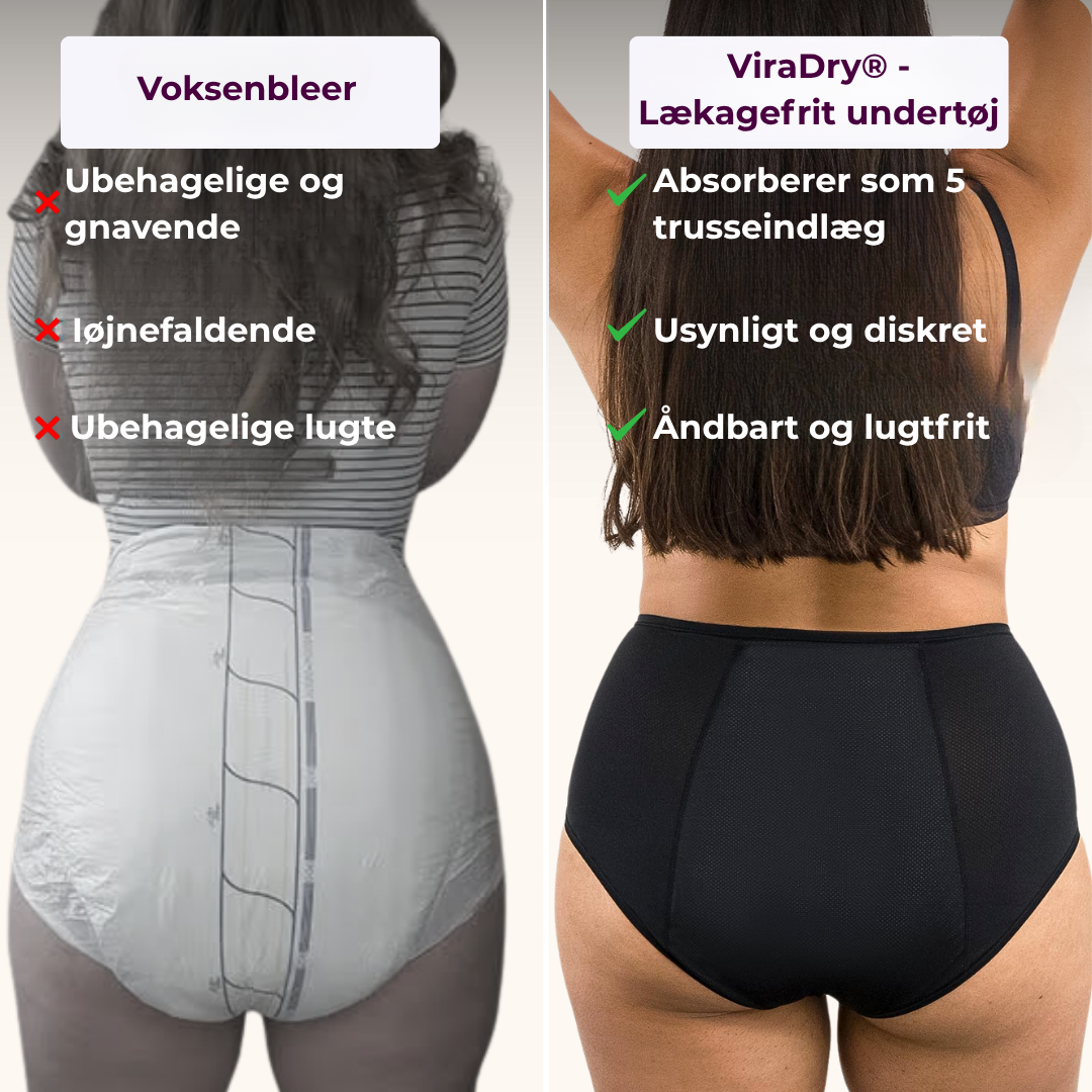 ViraDry® | Lækfri undertøj [5-pak]