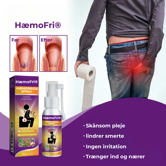 HæmoFri® | Dette er den bedste måde at behandle og forebygge hæmorider på