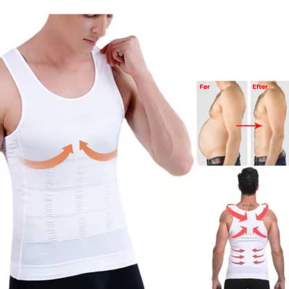 ShapeFlex® | Åbn op for din selvtillid - Men's Bodyshaper for en slankere, tonet krop!