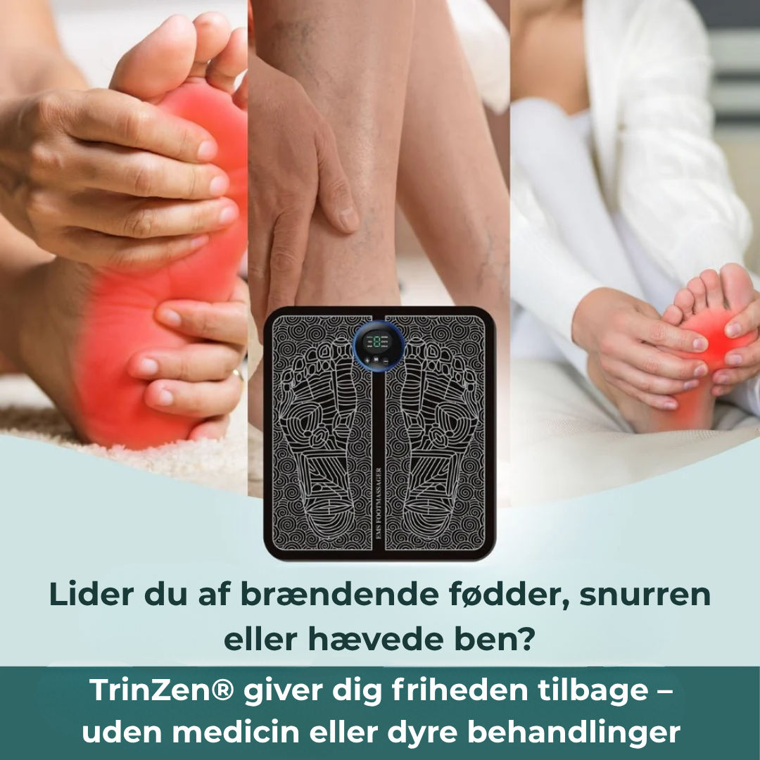 TrinZen® | Den smarte måde at berolige dine fødder på – uden piller eller tidsbestillinger