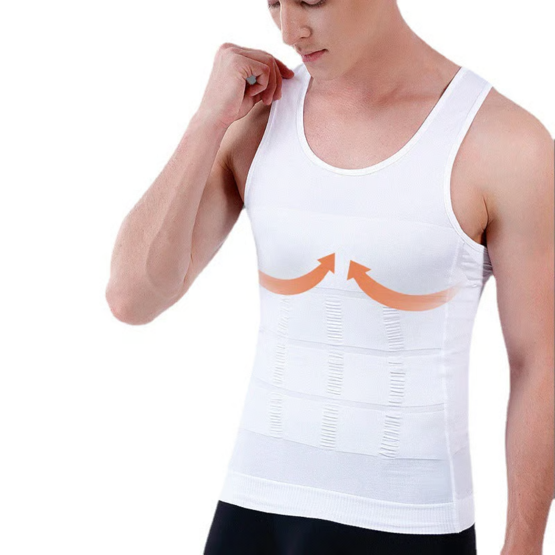ShapeFlex® | Åbn op for din selvtillid - Men's Bodyshaper for en slankere, tonet krop!