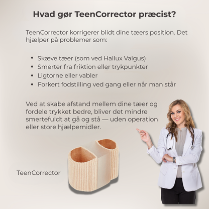 FlexiToe® | Skånsom tåjustering for daglig lindring