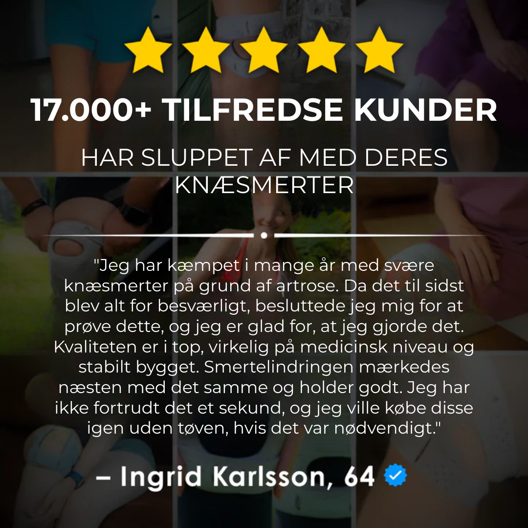 KnæStøtte Pro® | Sig Farvel til Knæsmerter – Genvind Din Hverdag