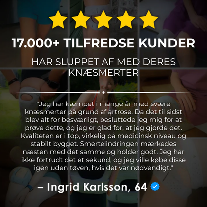 KnæStøtte Pro® | Sig Farvel til Knæsmerter – Genvind Din Hverdag