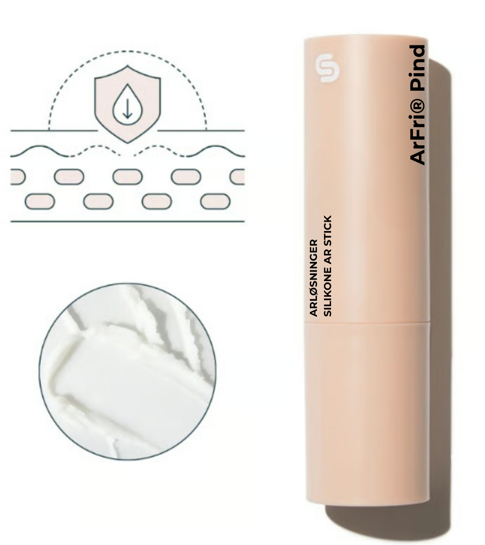 ArFri® Pind | Hud Ar-Løsning🛡️ 60 % Silikone Stick mod Ar