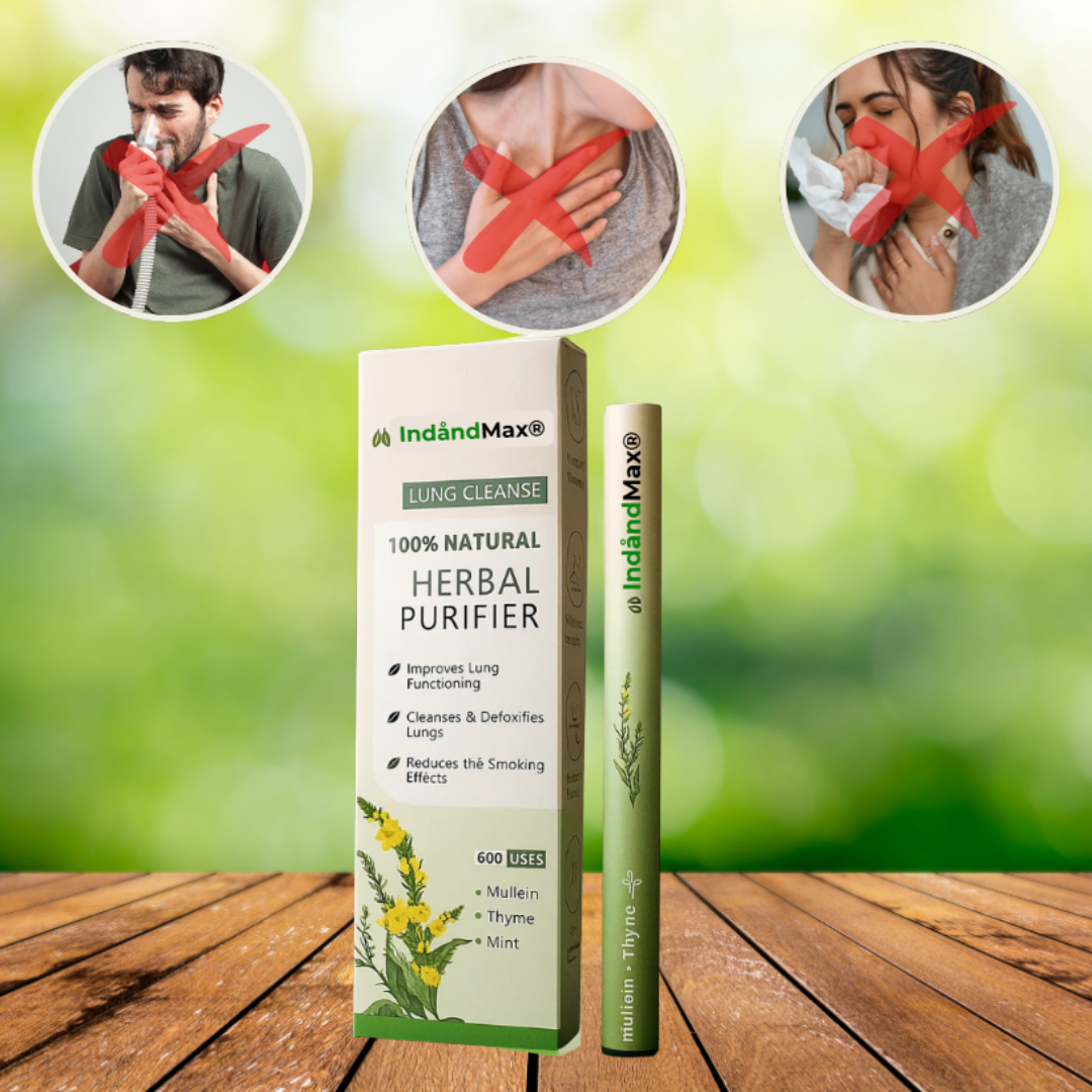 IndåndMax® | Lung Health Inhalator - Rens luftvejene og forbedr vejrtrækningen med 98 % på 7 dage!