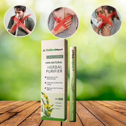 IndåndMax® | Lung Health Inhalator - Rens luftvejene og forbedr vejrtrækningen med 98 % på 7 dage!