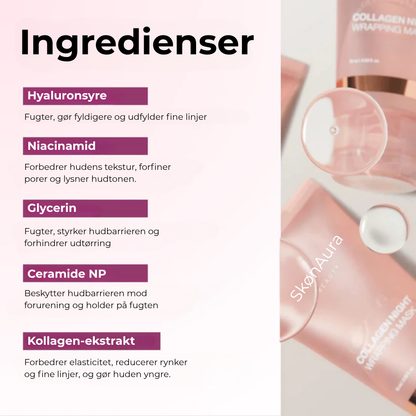 SkønAura® | Bio-Collagen Maske + Børste.