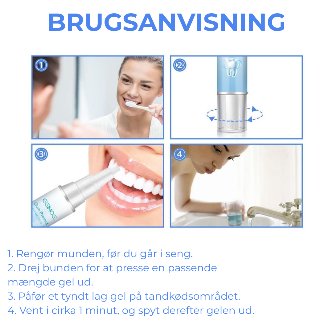 PuraGen® | Sundere tandkød og op til 95 % hvidere tænder på bare 3 dage!
