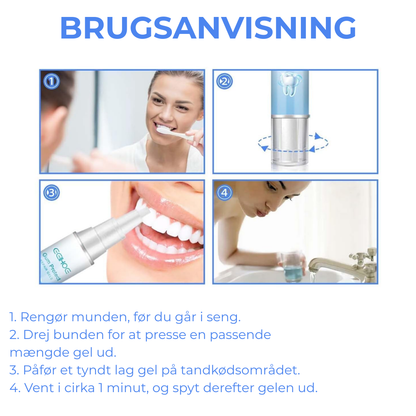 PuraGen® | Sundere tandkød og op til 95 % hvidere tænder på bare 3 dage!