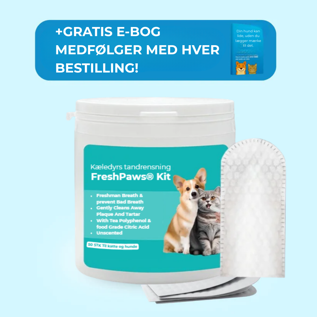 FreshPaws® Kit | Beskytter mod tandlidelser - 50 stk.
