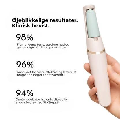 SilkSteps® | Øjeblikkelig hård hudfjerner til babybløde fødder
