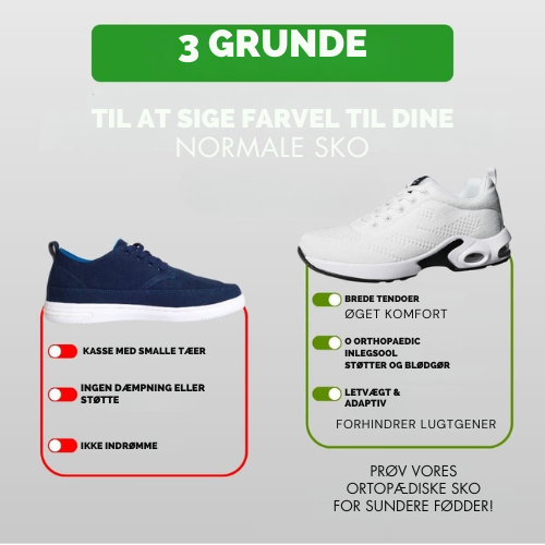 ComfyStep | Ergonomiske, smertelindrende sko