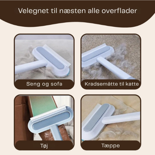 SilkRen® MultiSwipe Pro | 3-i-1 Kæledyrshårfjerner