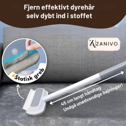 SilkRen® MultiSwipe Pro | 3-i-1 Kæledyrshårfjerner