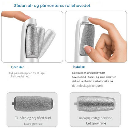 SilkSteps® | Elektrisk Eeltfjerner for Glatte, Bløde Fødder