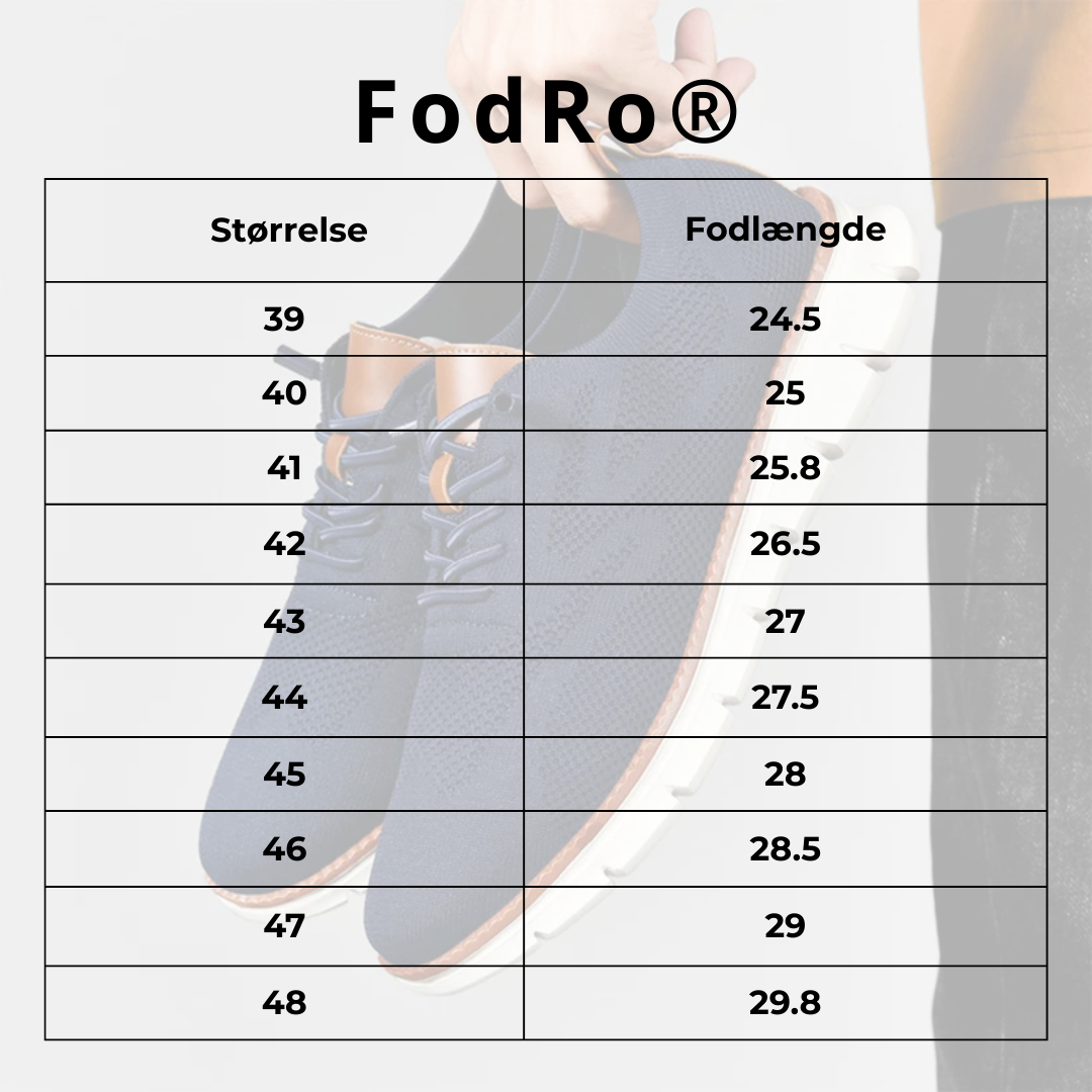 FodRo® | Ultra-komfortable Ortopædiske Sko